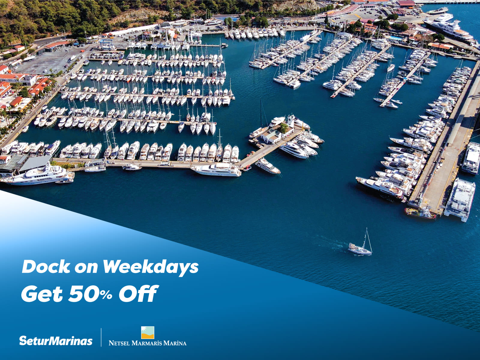 Dock on Weekdays, Get 50% Off