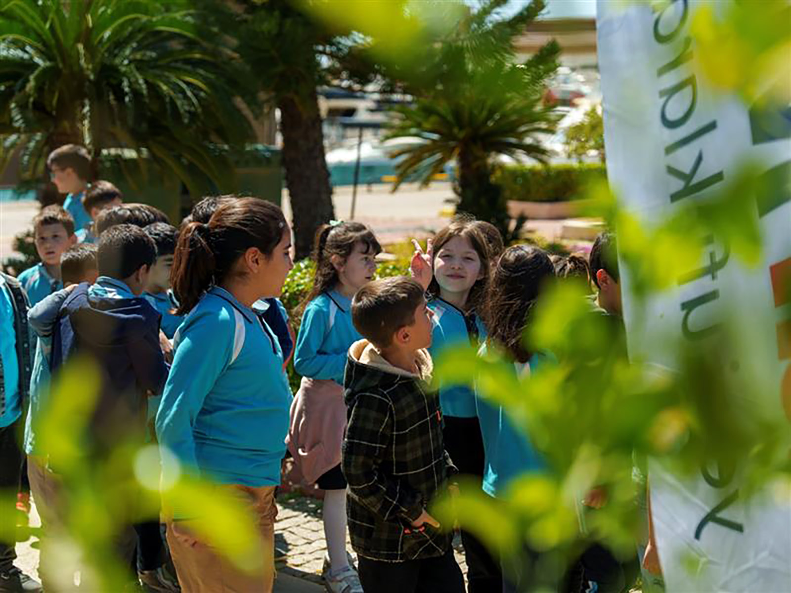 The bluest of schools is in Antalya