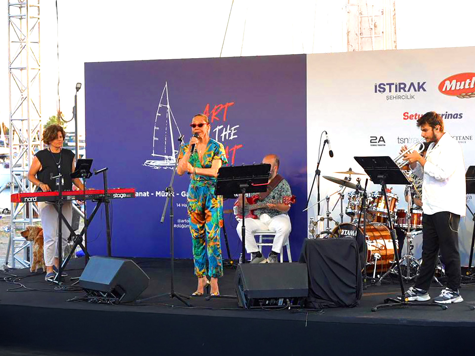 Sanat ve gastronomi Kalamış’a demir attı