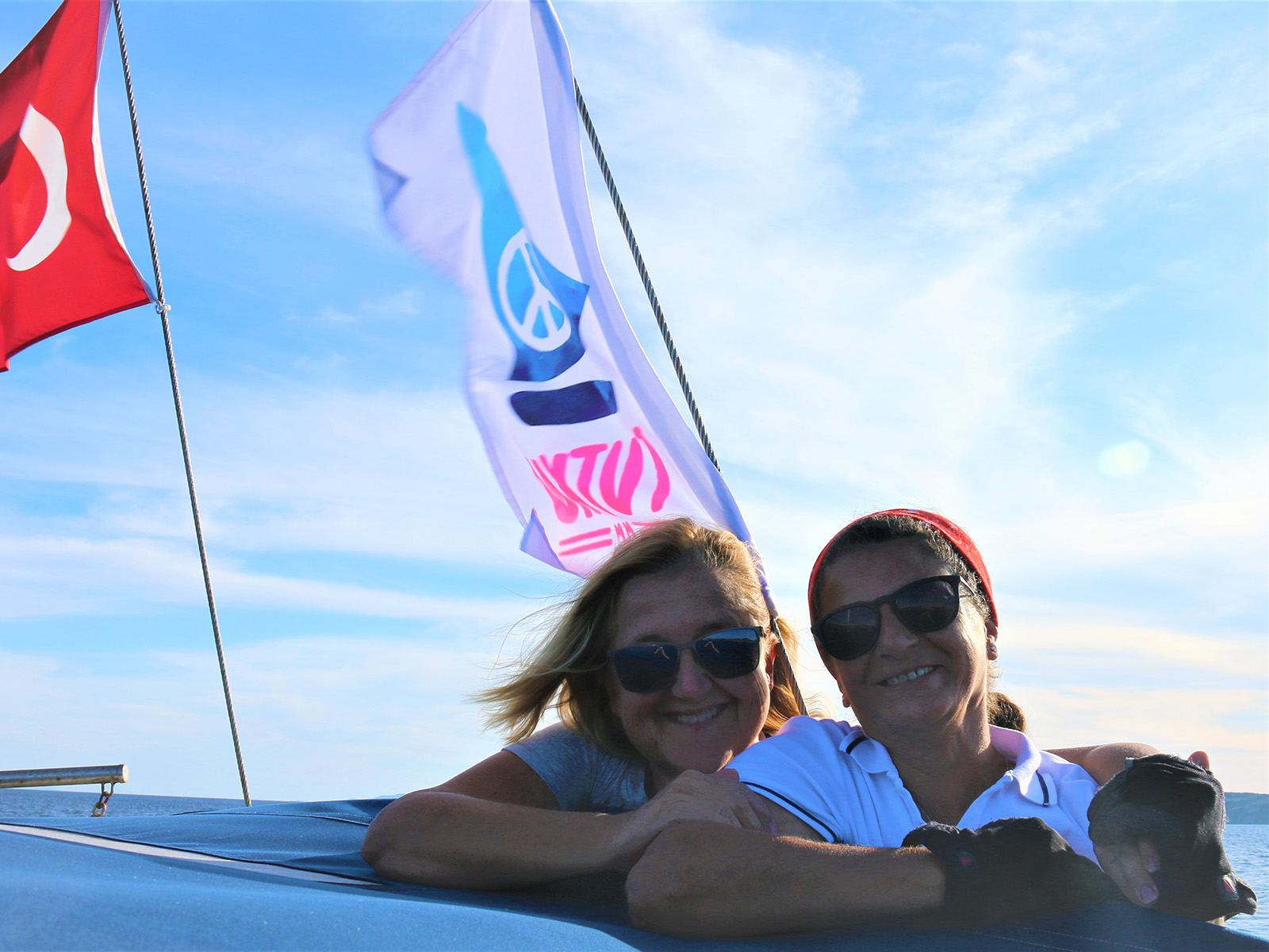 "I am a woman, a mother... a sailor!"