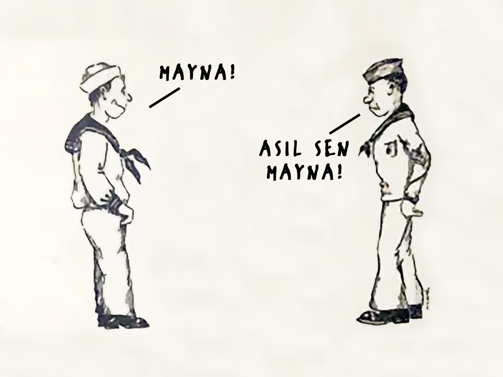 Sailor lingo: There is also eating fid and getting flustered!