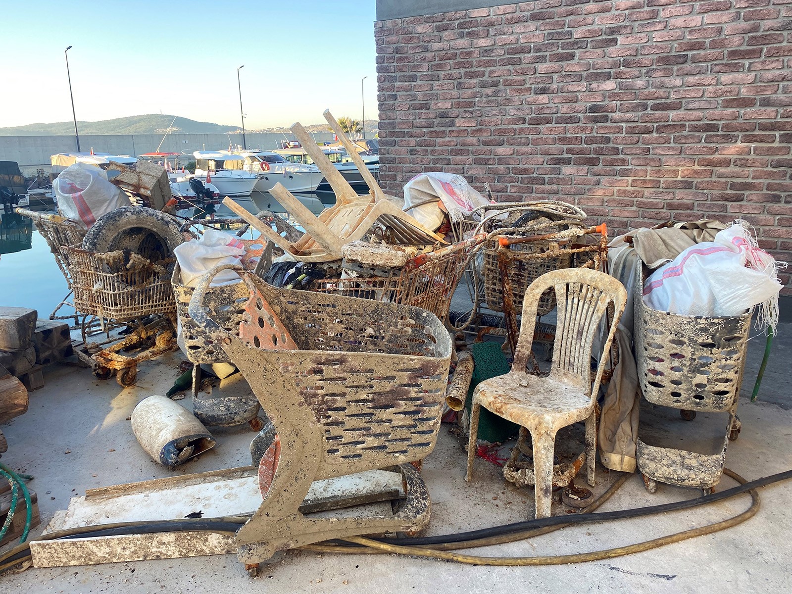 Marine debris exhibition in Ayvalık