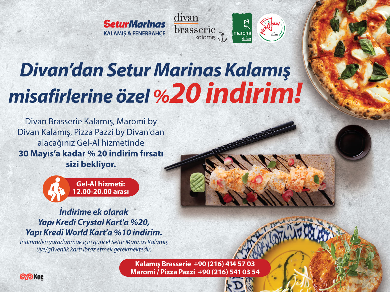 20% discount from Divan for Setur Marinas Kalamış guests!