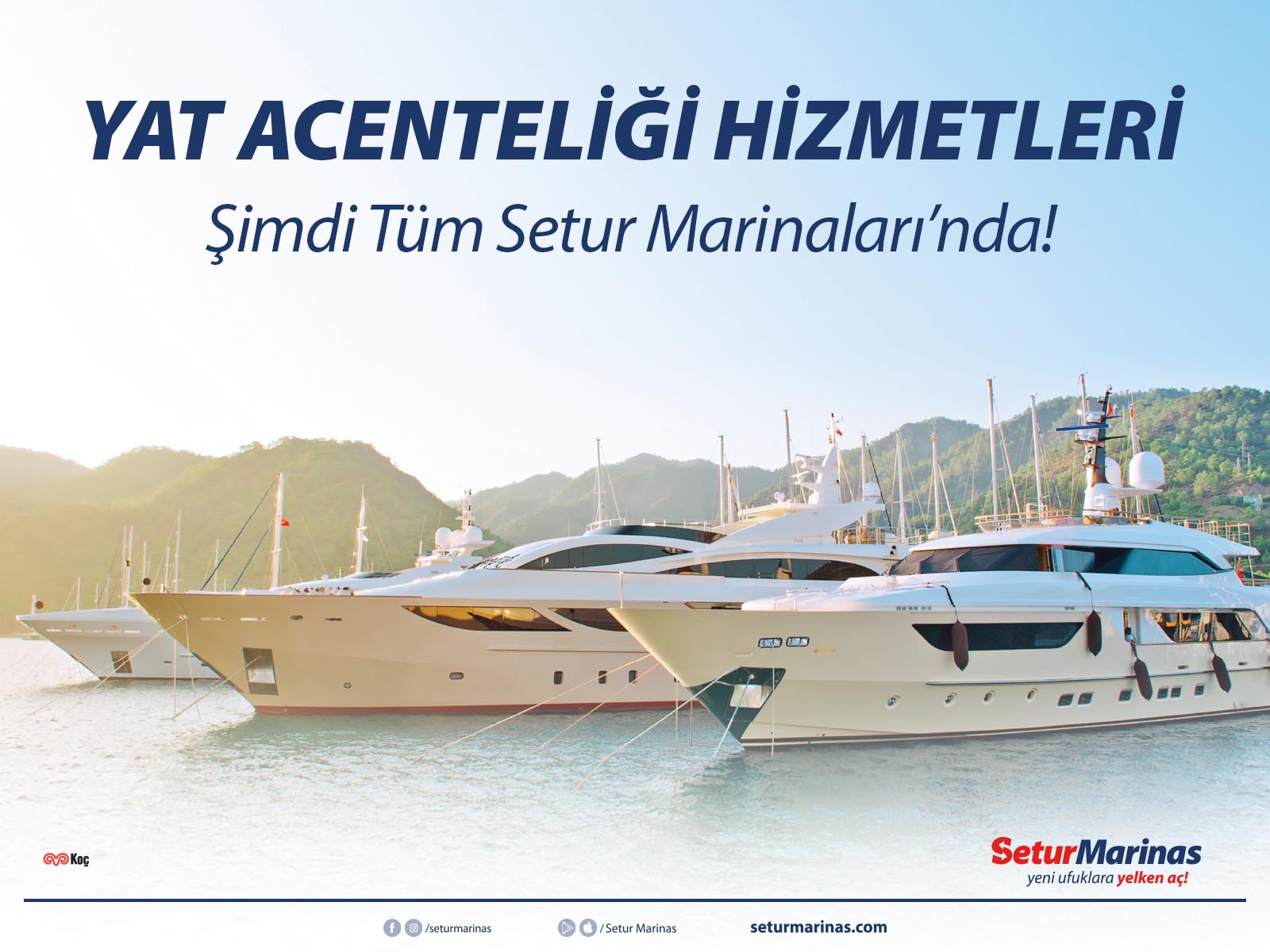 Yacht Agency services from Setur Marinas  at all marinas