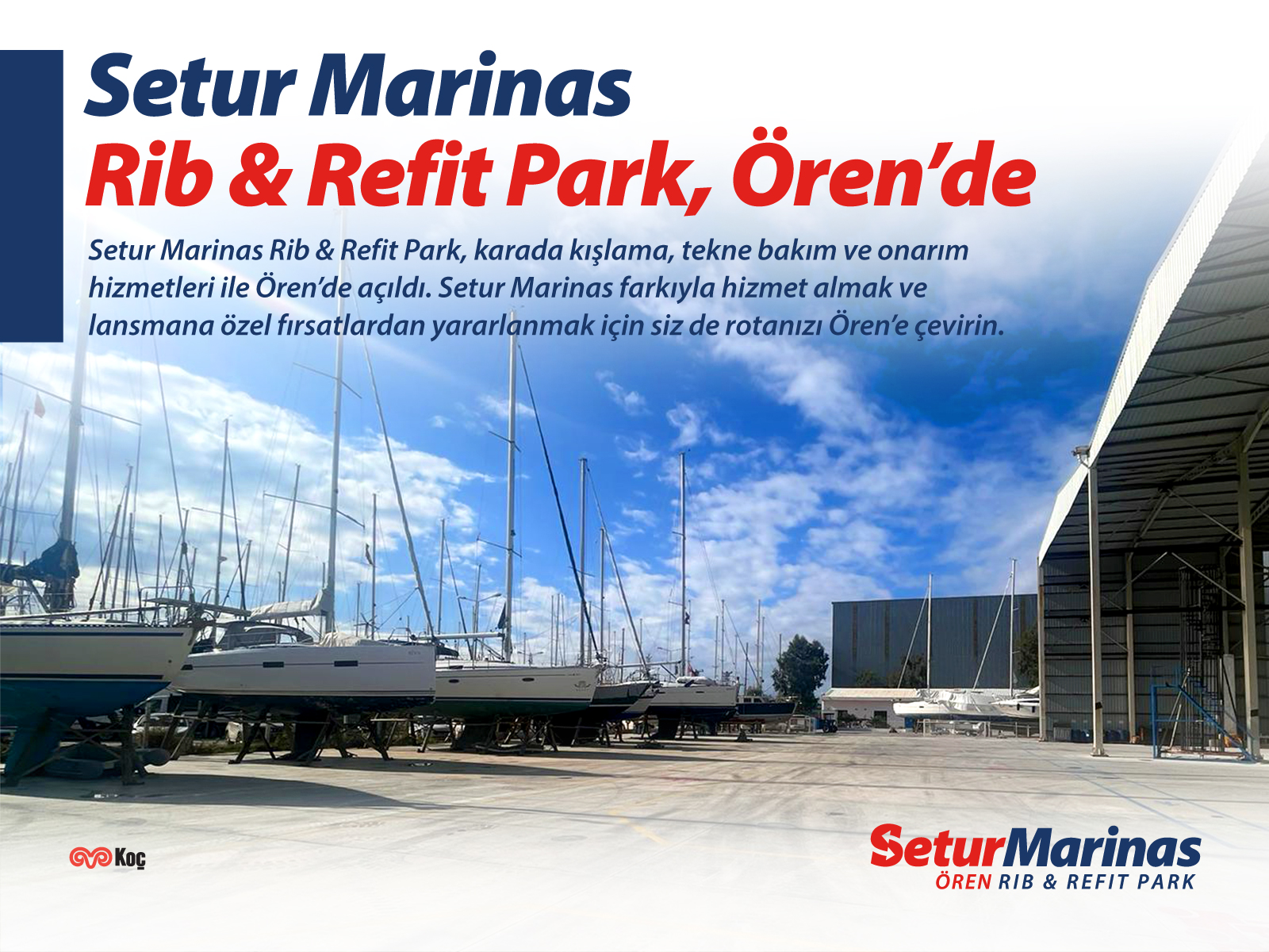 Setur Marinas Introduces Rib & Refit Park in Ören
